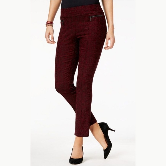 Style & Co. Pants - Style & Co. Petite Damask Pull On Pants PP